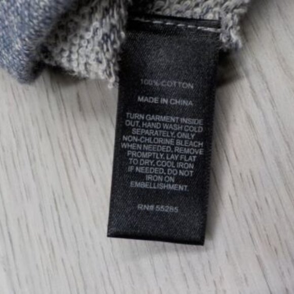 Women's Studded Long Sleeve Top Express Tiger Print Cotton Pullover Sweater XS - Picture 6 of 8